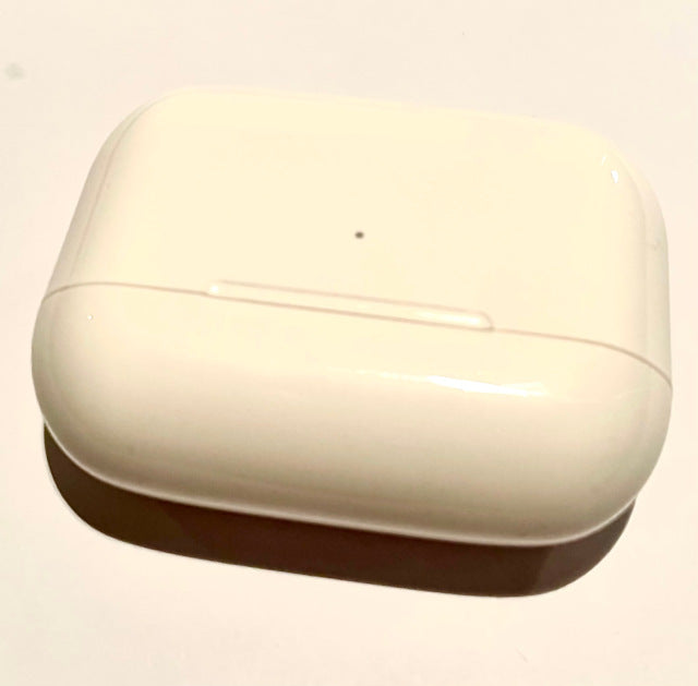Langaton airpod-tyyppinen kuuloke mikrofonilla ja kotelolla, iPhone yhteensopiva